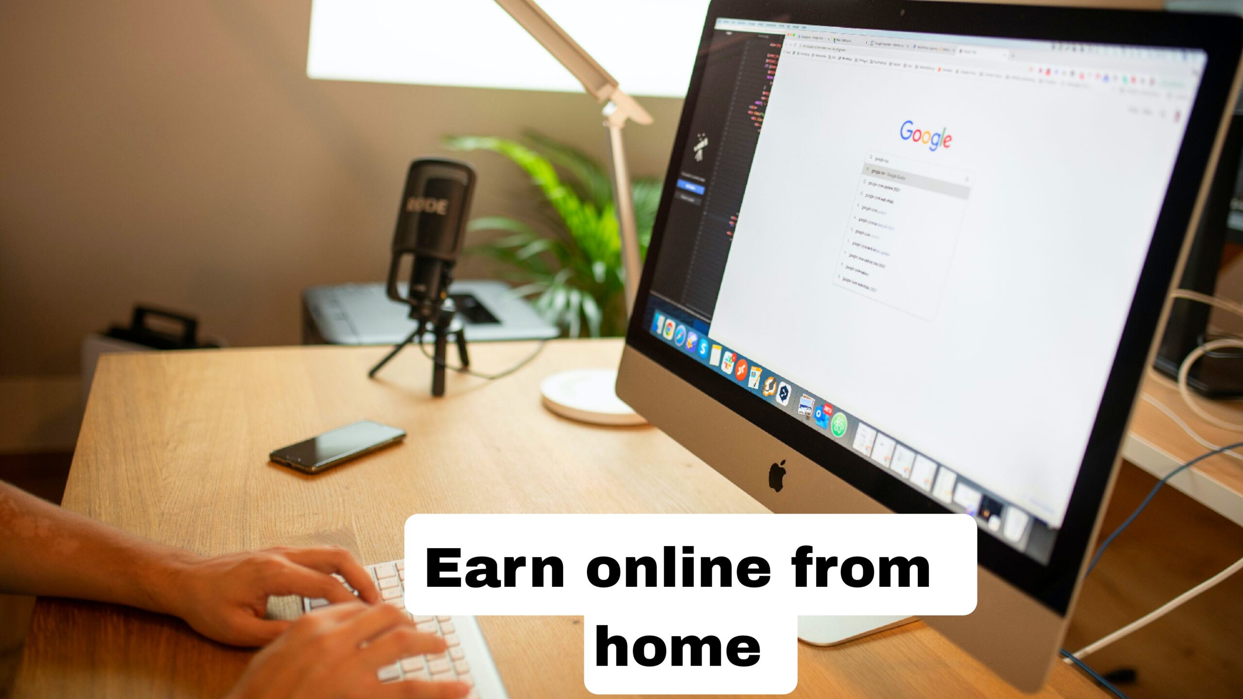 Earn online from home with your smart phone